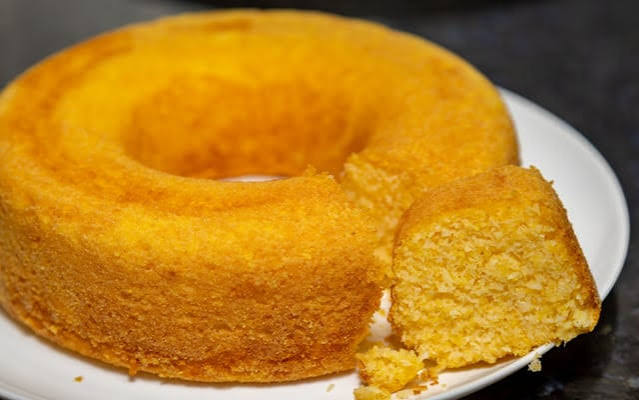 Bolo de Fubá Cremoso