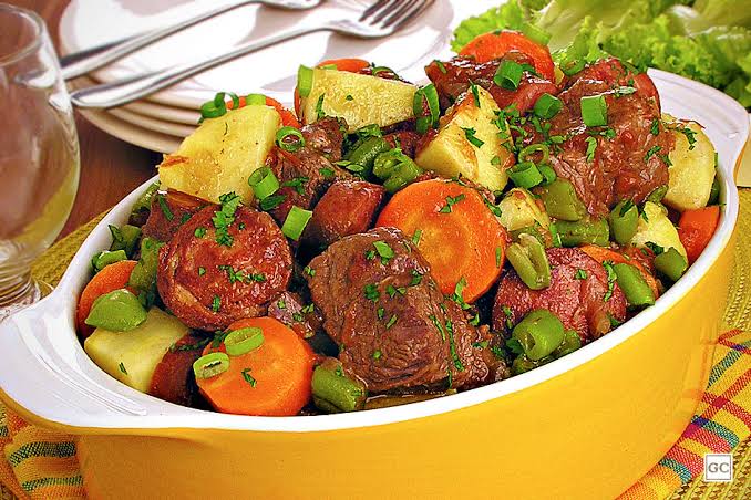 Carne de Panela com Legumes