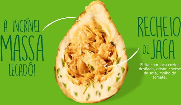 Coxinha Vegetariana de Jaca