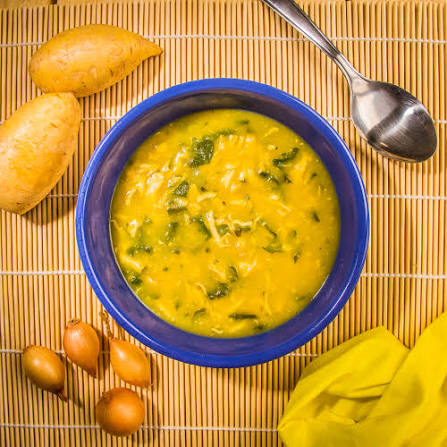 Sopa de Mandioquinha com Frango