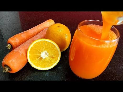 Suco de Laranja com Cenoura